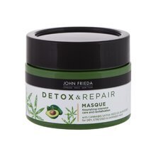 Maitinamoji plaukų kaukė John Frieda Detox & Repair 250 ml цена и информация | Priemonės plaukų stiprinimui | pigu.lt