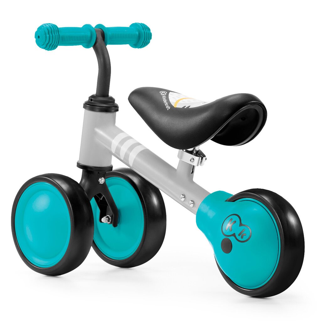 Balansinis triratukas Kinderkraft Cutie, turquoise kaina ir informacija | Balansiniai dviratukai | pigu.lt