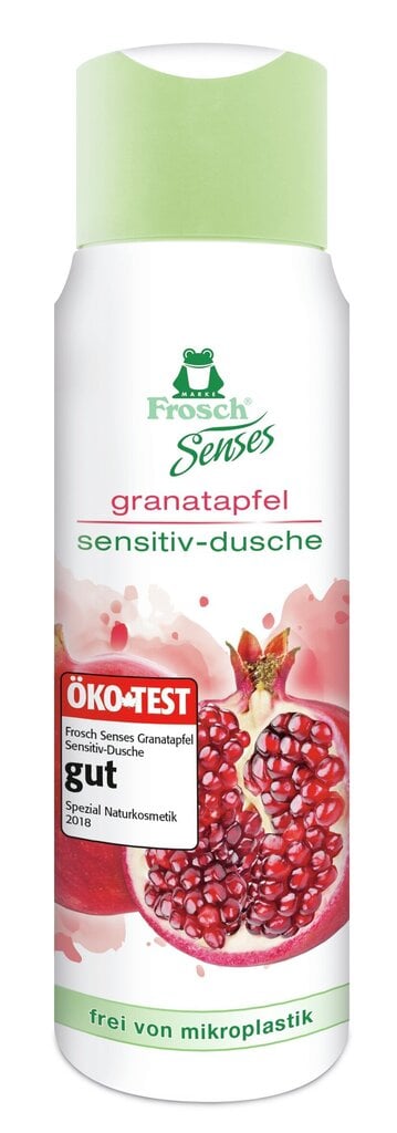 Dušo gelis su granatų ekstraktu Frosch Senses 300ml цена и информация | Dušo želė, aliejai | pigu.lt