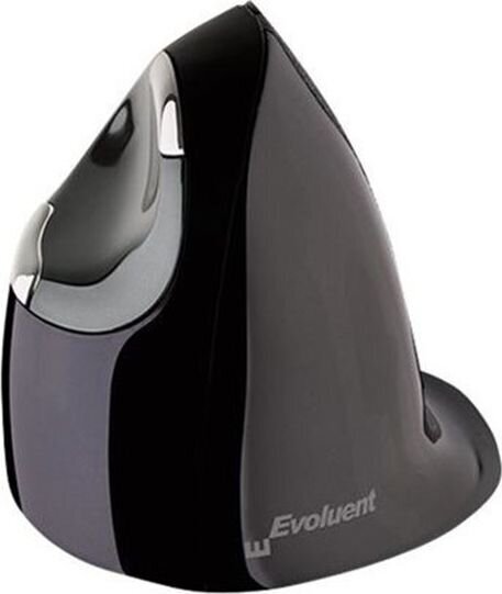 Evoluent VerticalMouse D Medium, juoda/pilka kaina ir informacija | Pelės | pigu.lt