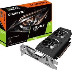 VGA GBT GTX1650 4GB LP OC kaina ir informacija | Vaizdo plokštės (GPU) | pigu.lt