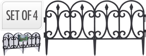 Progarden декоративный забор, 4 шт. цена и информация | Заборы и принадлежности к ним | pigu.lt