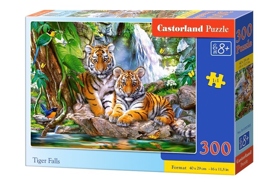 Dėlionė Puzzle Castorland Tiger Falls, 300 det. цена и информация | Dėlionės (puzzle) | pigu.lt