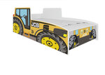 Vaikiška lova ADRK Furniture Tractor, 140x70 cm, geltona