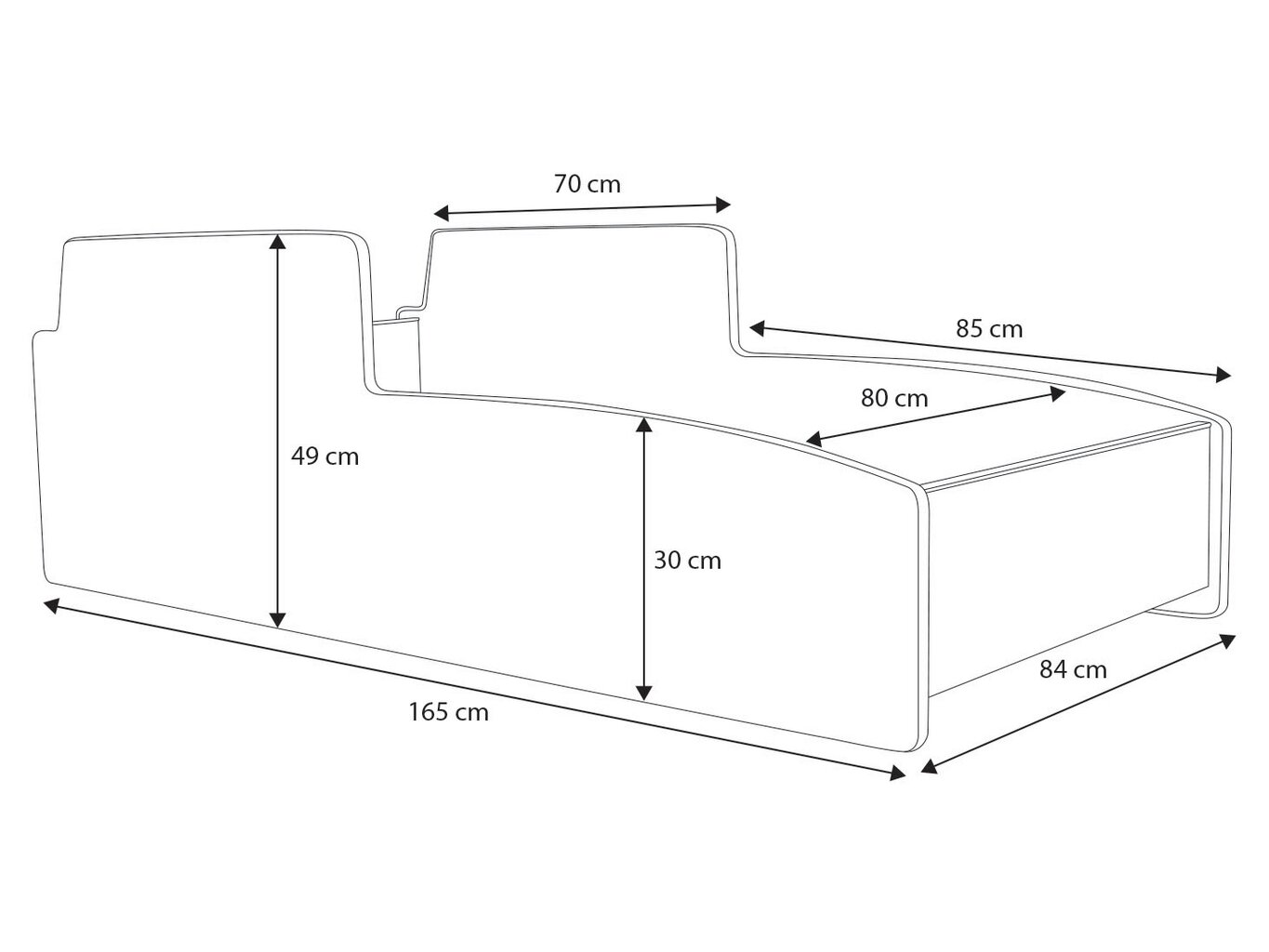 Vaikiška lova ADRK Furniture Tractor 160x80 cm, raudona kaina ir informacija | Vaikiškos lovos | pigu.lt