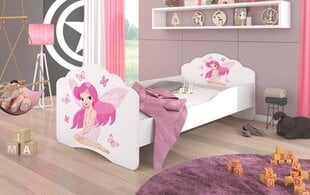 Детская кровать ADRK Furniture Casimo Girl with Wings, 160 x 80 см цена и информация | Детские кровати | pigu.lt