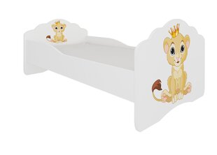 Детская кровать ADRK Furniture Casimo Lion, 140 x 70 см цена и информация | Детские кровати | pigu.lt
