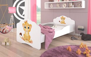 Детская кровать ADRK Furniture Casimo Lion, 140 x 70 см цена и информация | Детские кровати | pigu.lt