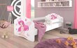Vaikiška lova su nuimama apsauga ADRK Furniture Casimo Girl with Wings, 70x140 cm цена и информация | Vaikiškos lovos | pigu.lt