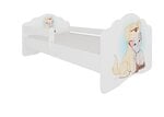 Детская кровать со съемной защитой ADRK Furniture Casimo Dog and Cat, 70x140 см