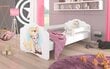 Vaikiška lova su nuimama apsauga ADRK Furniture Casimo Dog and Cat, 80x160 cm kaina ir informacija | Vaikiškos lovos | pigu.lt