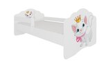 Детская кровать со съемной защитой ADRK Furniture Casimo Cat, 70x140 см