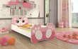 Vaikiška lova ADRK Furniture Bear 144, 70x140 cm, rožinė kaina ir informacija | Vaikiškos lovos | pigu.lt