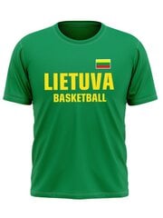 Marškinėliai vyrams "Lietuva Basketball" kaina ir informacija | Lietuviška sirgalių atributika | pigu.lt