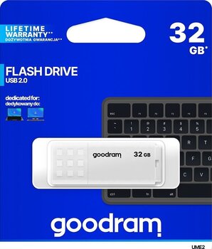 GOODRAM USB 2.0 atmintinė 32GB, Balta kaina ir informacija | USB laikmenos | pigu.lt