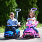 Paspiriamas vaikiškas automobilis-stumdukas su rankena Lorelli OFF ROAD, mėlynas kaina ir informacija | Žaislai kūdikiams | pigu.lt