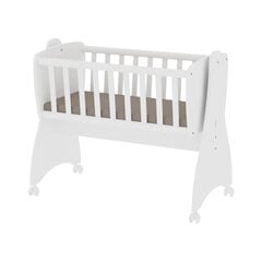 Кроватка для младенца Lorelli First Dream, 90x42, белая цена и информация | Детские кроватки | pigu.lt