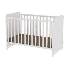 Кроватка для младенца Lorelli Sweat Dream, 60x120, белая цена и информация | Детские кроватки | pigu.lt