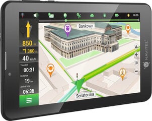 Navitel T700 Pro, 7", 3G, Juoda + Navitel navigacija! цена и информация | Планшеты | pigu.lt