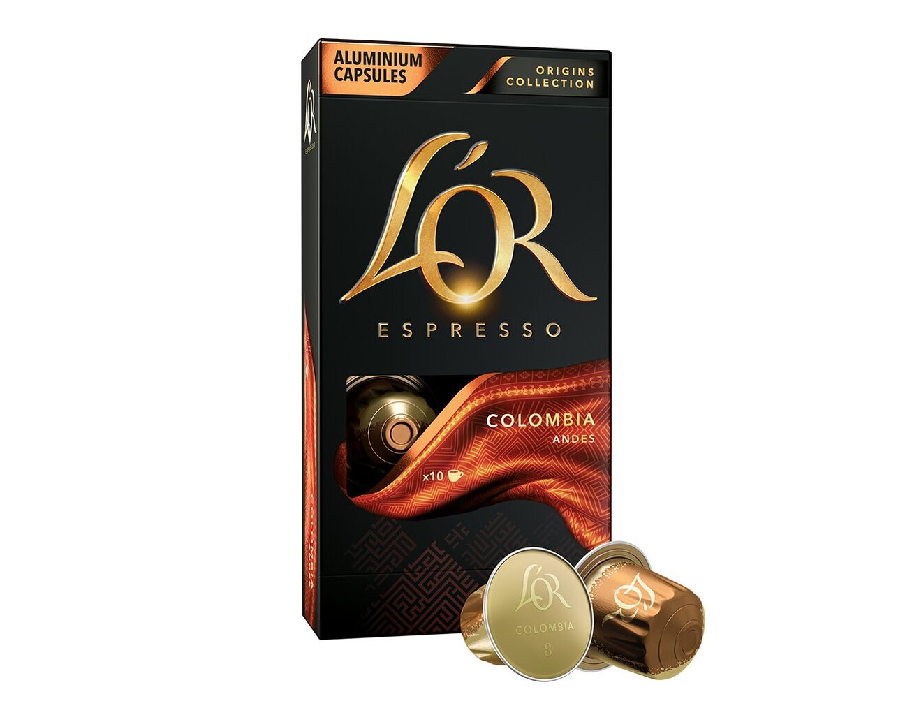 Kavos kapsulės L'OR Colombia, 10 Nespresso® aparatų kapsulių kaina ir informacija | Kava, kakava | pigu.lt