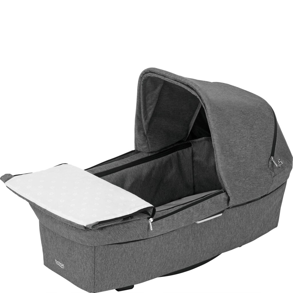 Britax Romer universalus vežimėlis Go Next², Black/grey melange kaina ir informacija | Vežimėliai | pigu.lt