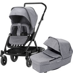 Britax Romer universalus vežimėlis Go Next², Black/grey melange kaina ir informacija | BRITAX-RÖMER Vaikams ir kūdikiams | pigu.lt