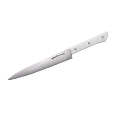 Samura HARAKIRI Универсальный Кухонный нож для Нарезки 7.7"/196 мм 59 HRC с Белой ручкой цена и информация | Ножи и аксессуары для них | pigu.lt