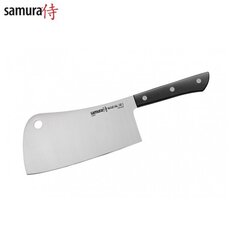 Samura HARAKIRI Универсальный Кухонный Топорик 7.1"/180mm 59 HRC с Черной ручкой цена и информация | Ножи и аксессуары для них | pigu.lt