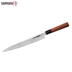 Samura OKINAWA Универсальный Кухонный Yabagiba нож 10.6"/270 мм из AUS 8 Японской стали 59 HRC цена и информация | Ножи и аксессуары для них | pigu.lt