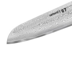 Samura santoku peilis Damascus 67, 17.5 cm kaina ir informacija | Peiliai ir jų priedai | pigu.lt