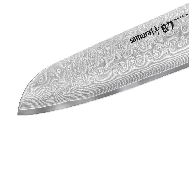Samura santoku peilis Damascus 67, 17.5 cm цена и информация | Peiliai ir jų priedai | pigu.lt
