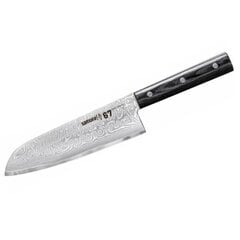 Samura santoku peilis Damascus 67, 17.5 cm kaina ir informacija | Peiliai ir jų priedai | pigu.lt