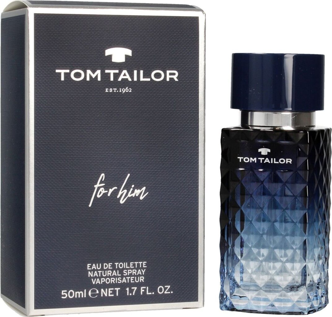 Tualetinis vanduo Tom Tailor For Him EDT vyrams 50 ml kaina ir informacija | Kvepalai vyrams | pigu.lt