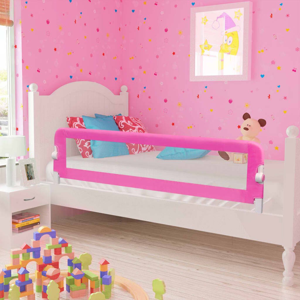 Apsauginiai turėklai kūdikio lovai, 2 vnt., 150x42 cm kaina ir informacija | Saugos varteliai, apsaugos | pigu.lt