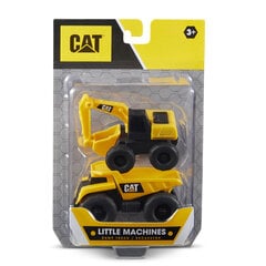 Mini mašinėlės Cat, 2 vnt. цена и информация | Игрушки для мальчиков | pigu.lt
