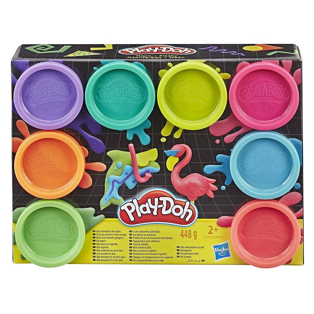 Plastilinas Play-Doh, 8 vnt. kaina ir informacija | Lavinamieji žaislai | pigu.lt