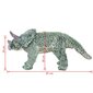 Pastatomas pliušinis žaislas dinozauras triceraptorius, žalias, XXL kaina ir informacija | Minkšti (pliušiniai) žaislai | pigu.lt