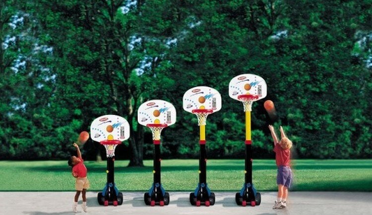 Reguliuojamas krepšinio stovas vaikams su krepšiu kaina ir informacija | Vandens, smėlio ir paplūdimio žaislai | pigu.lt