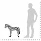 Stovintis pliušinis žaislas zebras, baltas/juodas kaina ir informacija | Minkšti (pliušiniai) žaislai | pigu.lt