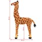 Stovintis pliušinis žaislas žirafa, ruda/geltona kaina ir informacija | Minkšti (pliušiniai) žaislai | pigu.lt