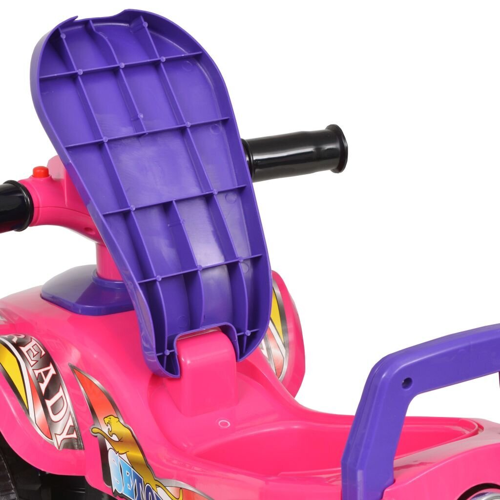 Paspiriamas džipas su garsu ir šviesomis, rožinis/violetinis kaina ir informacija | Žaislai kūdikiams | pigu.lt