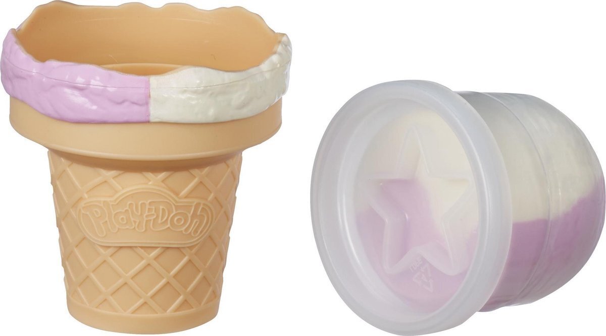Plastilinas su formele Ledų porcija Play-Doh, 1 vnt. kaina ir informacija | Piešimo, tapybos, lipdymo reikmenys | pigu.lt