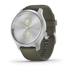 Смарт-часы Garmin vivomove Style S/E, silver/moss green цена и информация | Смарт-часы (smartwatch) | pigu.lt