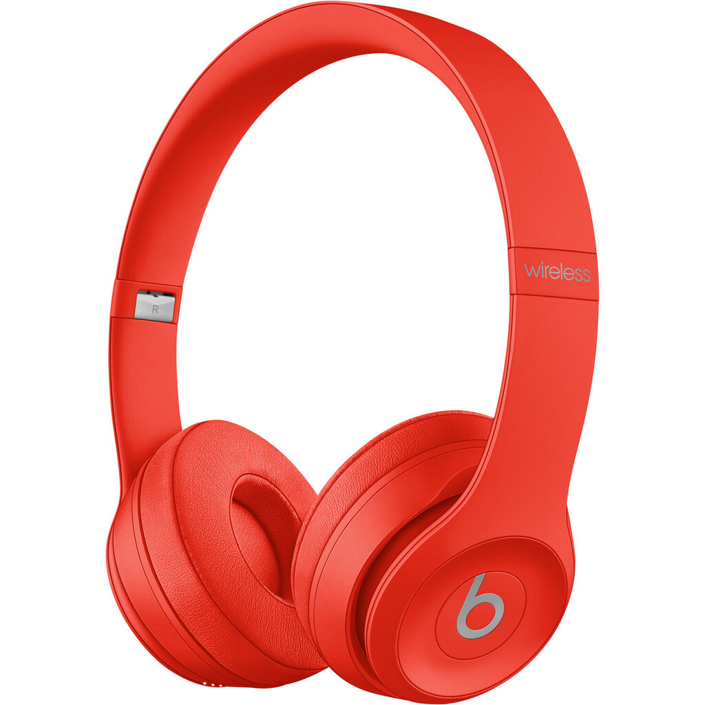 Beats Solo3 Wireless Headphones - Red - MX472ZM/A цена и информация | Ausinės | pigu.lt