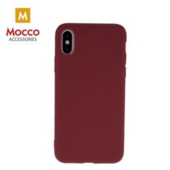 Mocco Ultra Slim Soft Matte 0.3 mm Матовый Силиконовый чехол для Apple iPhone 11 Pro Max Темно Красный цена и информация | Mocco Мобильные телефоны, Фото и Видео | pigu.lt