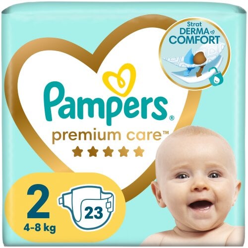 Sauskelnės PAMPERS Premium Care, Small Pack 2 dydis, 4-8 kg, 23 vnt. цена и информация | Sauskelnės | pigu.lt