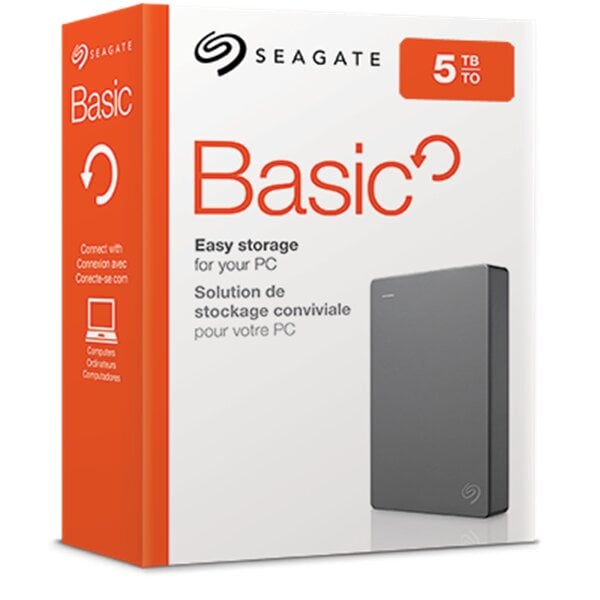 Seagate Basic, 2.5'', 5TB, USB 3.0 цена и информация | Išoriniai kietieji diskai (SSD, HDD) | pigu.lt