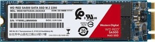 SSD WD RED 2TB M.2 SATA WDS200T1R0B kaina ir informacija | Vidiniai kietieji diskai (HDD, SSD, Hybrid) | pigu.lt