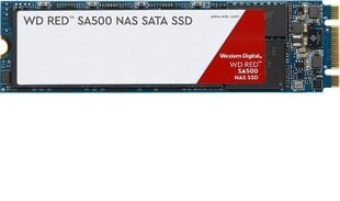 SSD WD RED 500GB M.2 SATA WDS500G1R0B kaina ir informacija | Vidiniai kietieji diskai (HDD, SSD, Hybrid) | pigu.lt