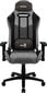 Žaidimų kėdė Aerocool Duke AeroSuede Universal, juoda/pilka kaina ir informacija | Biuro kėdės | pigu.lt